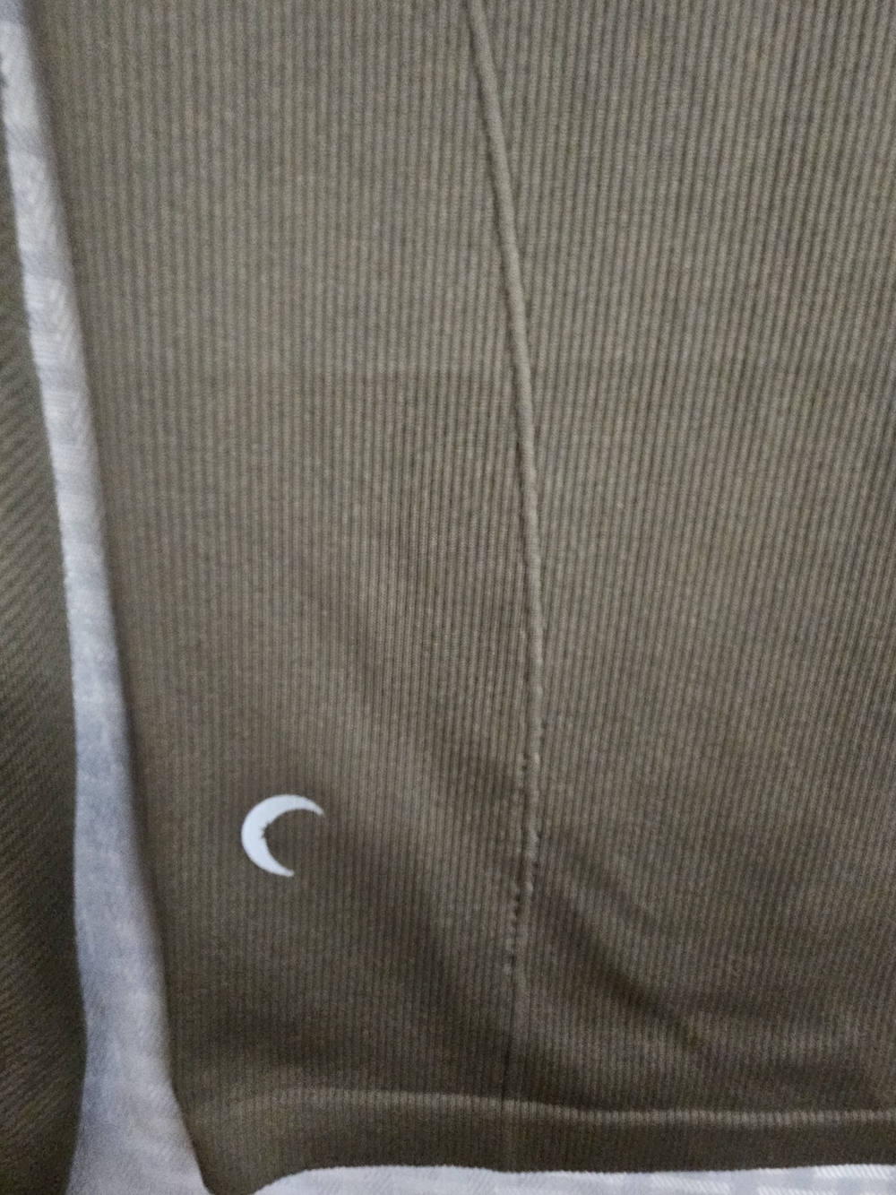 ZYIA  Womens  Zip-Up Pullover Sweater - Olive Green - Picture 4 of 8